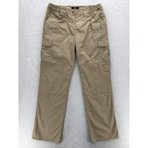 5.11 Tactical Taclite Pro Pants Womens 16 Long Khaki Cargo Outdoor Ripstop Trail